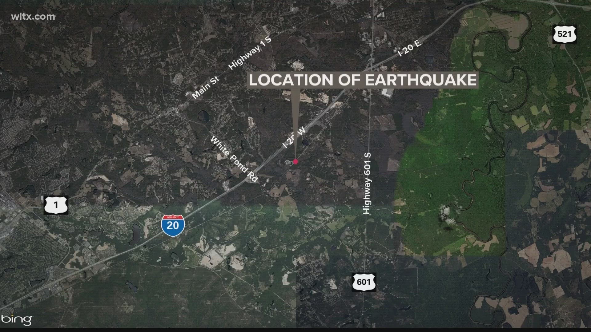 The earthquake happened just after 9am just east of Interstate 20 near Elgin.