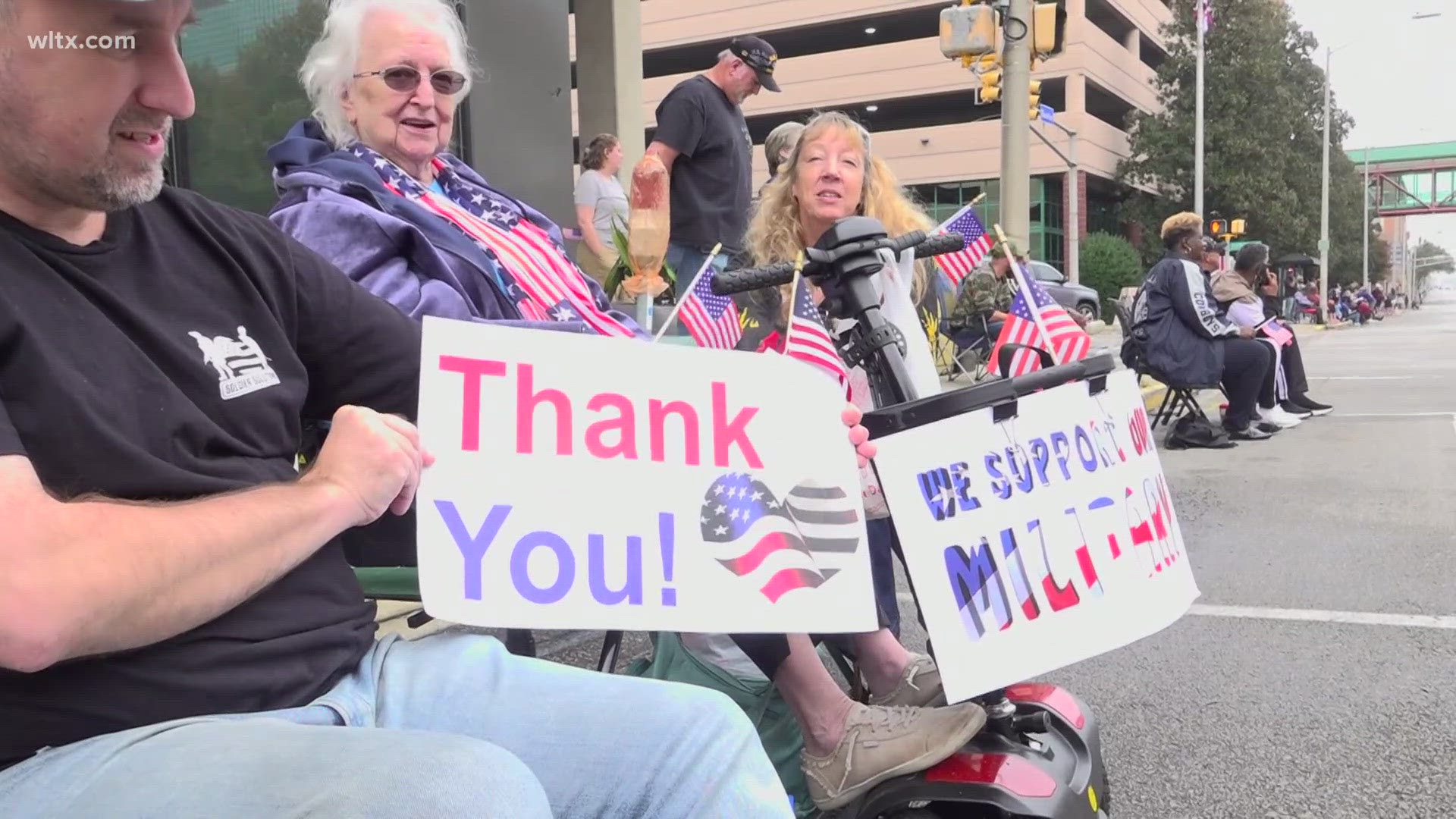 The annual Columbia Veterans Day parade filled the streets of Columbia.