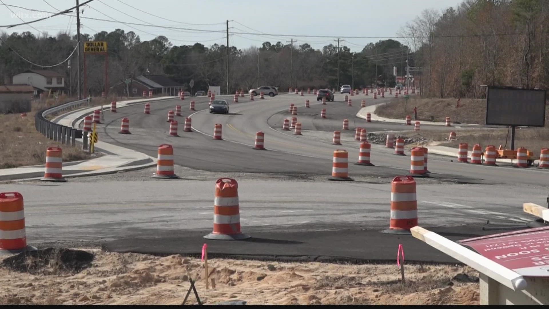 Hardscrabble Road completion timeline in Richland County