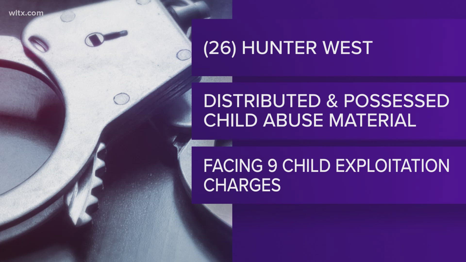 Kershaw County man Hunter Blake West arrested on nine child ...