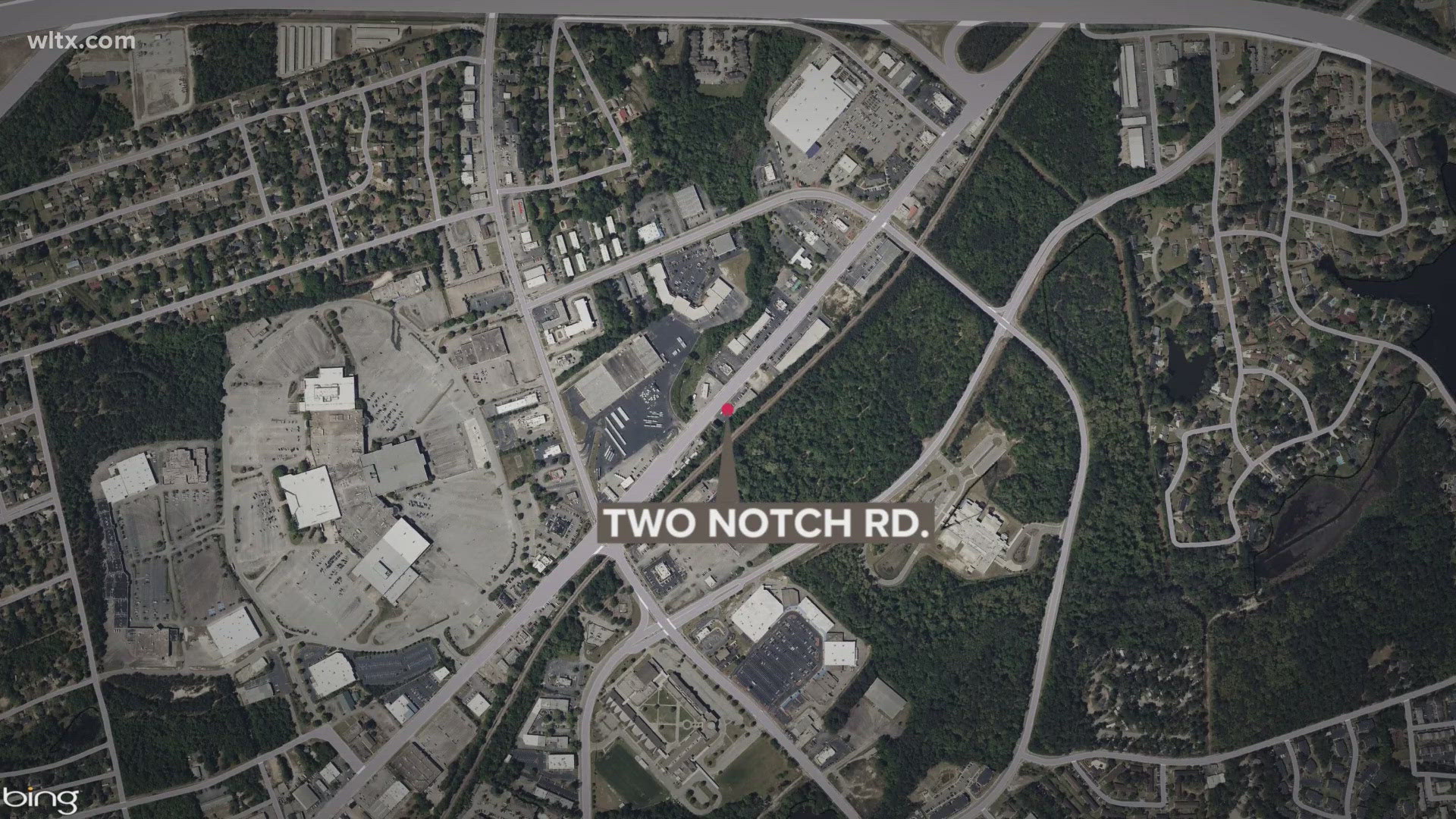 Two people are in the hospital after exchanging gunfire near Two Notch Road on Saturday morning.