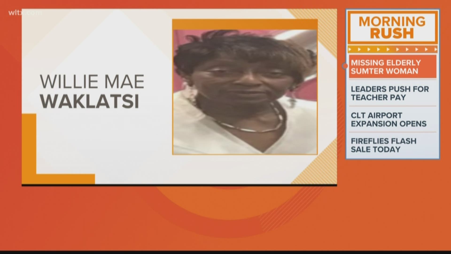 Sumter police need your help finding missing 80-year-old Willie Mae Waklatsi.