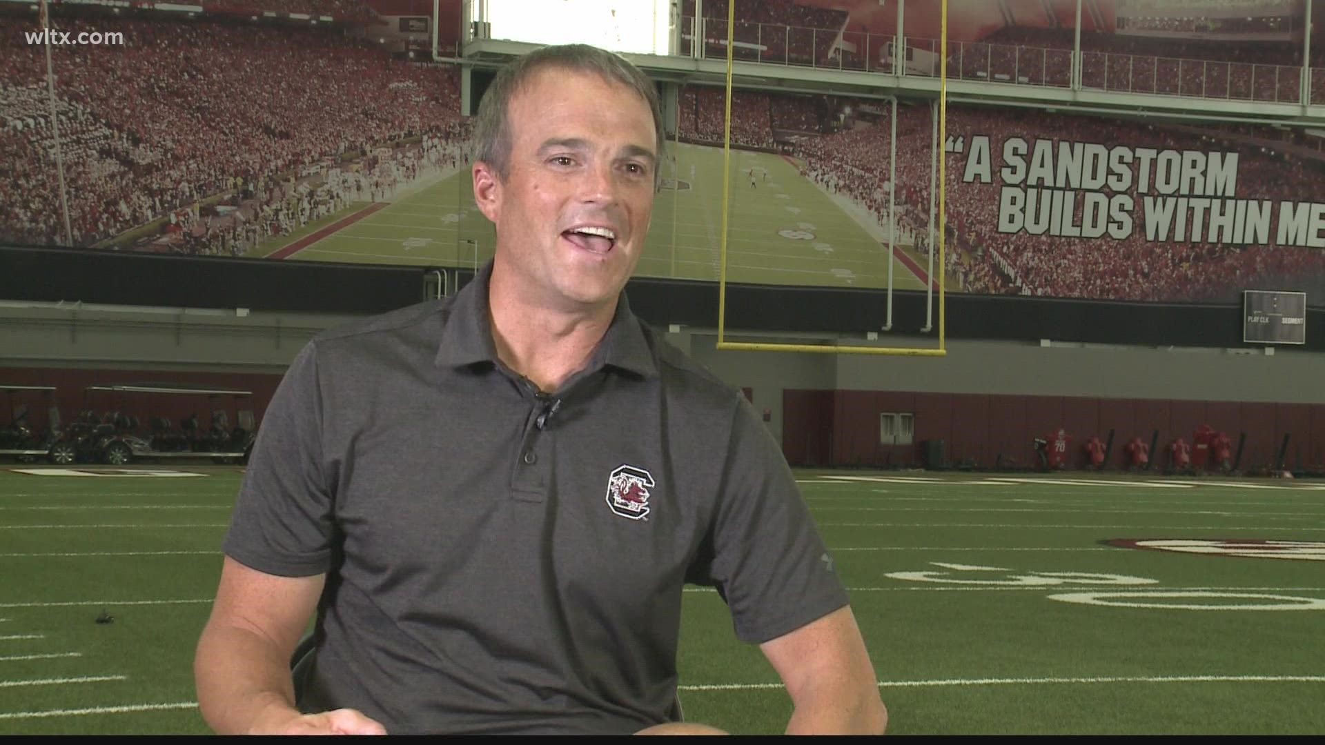 South Carolina head football coach Shane Beamer talks about his excitement level on the eve of preseason camp.