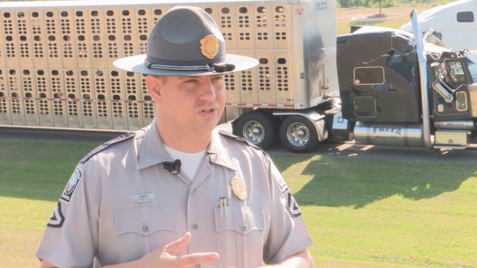 Here's what Trooper Jones told us about the fatal accident that has closed  I-77 South for hours on Wednesday.