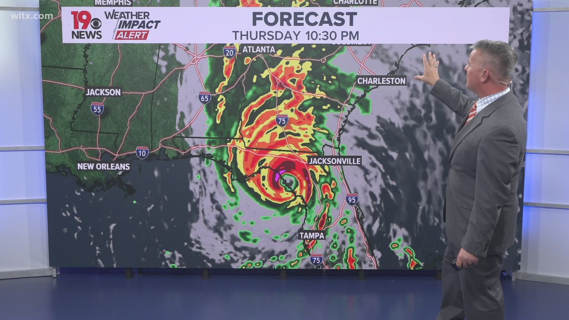 Helene is now a hurricane and will strike Florida before pushing inland. The storm will trigger severe weather in South Carolina.