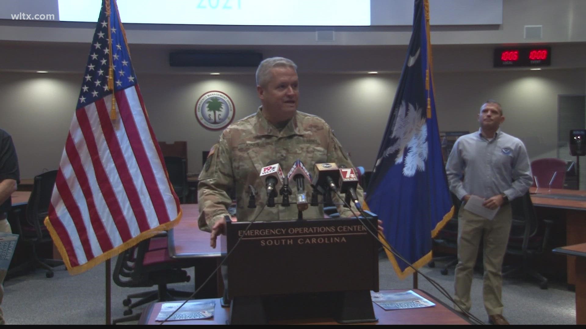 The South Carolina National Guard and the National Weather Service said what they're doing to get ready.