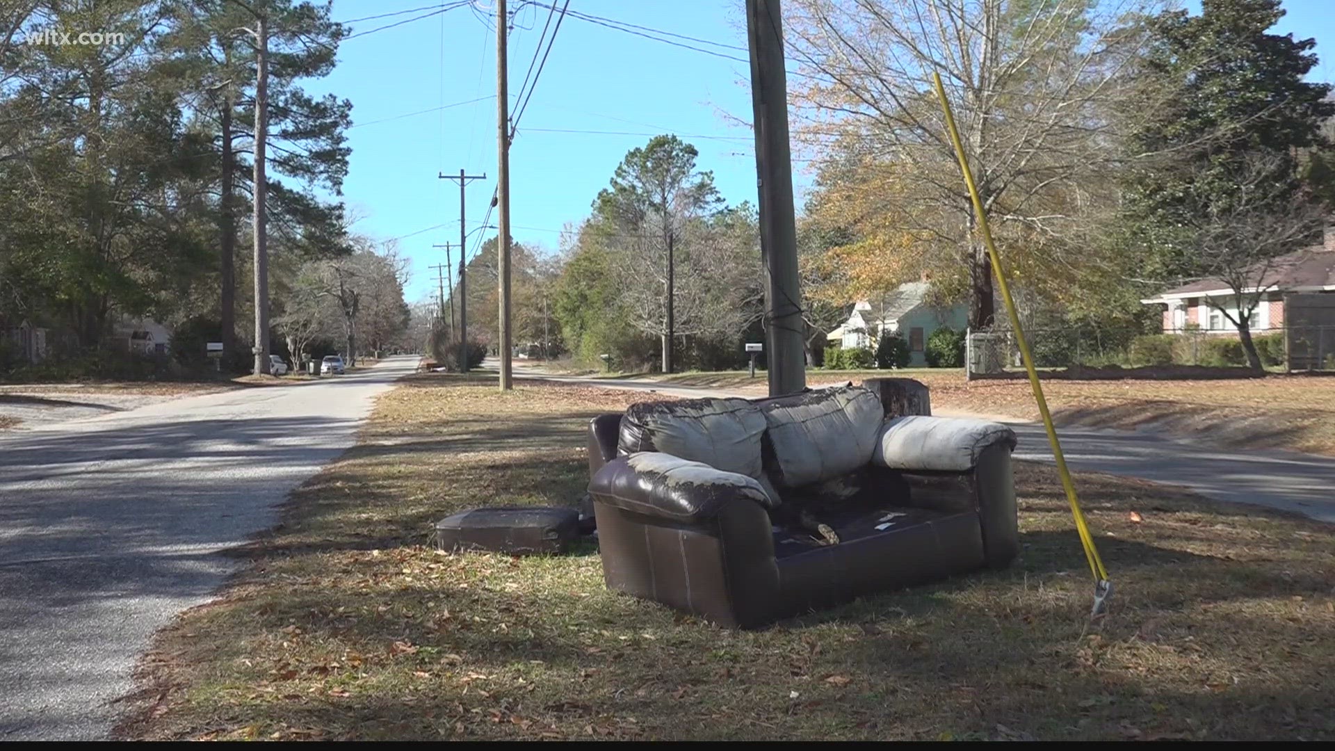 A neighborhood in Sumter is getting upset as people are dumping trash in the area.