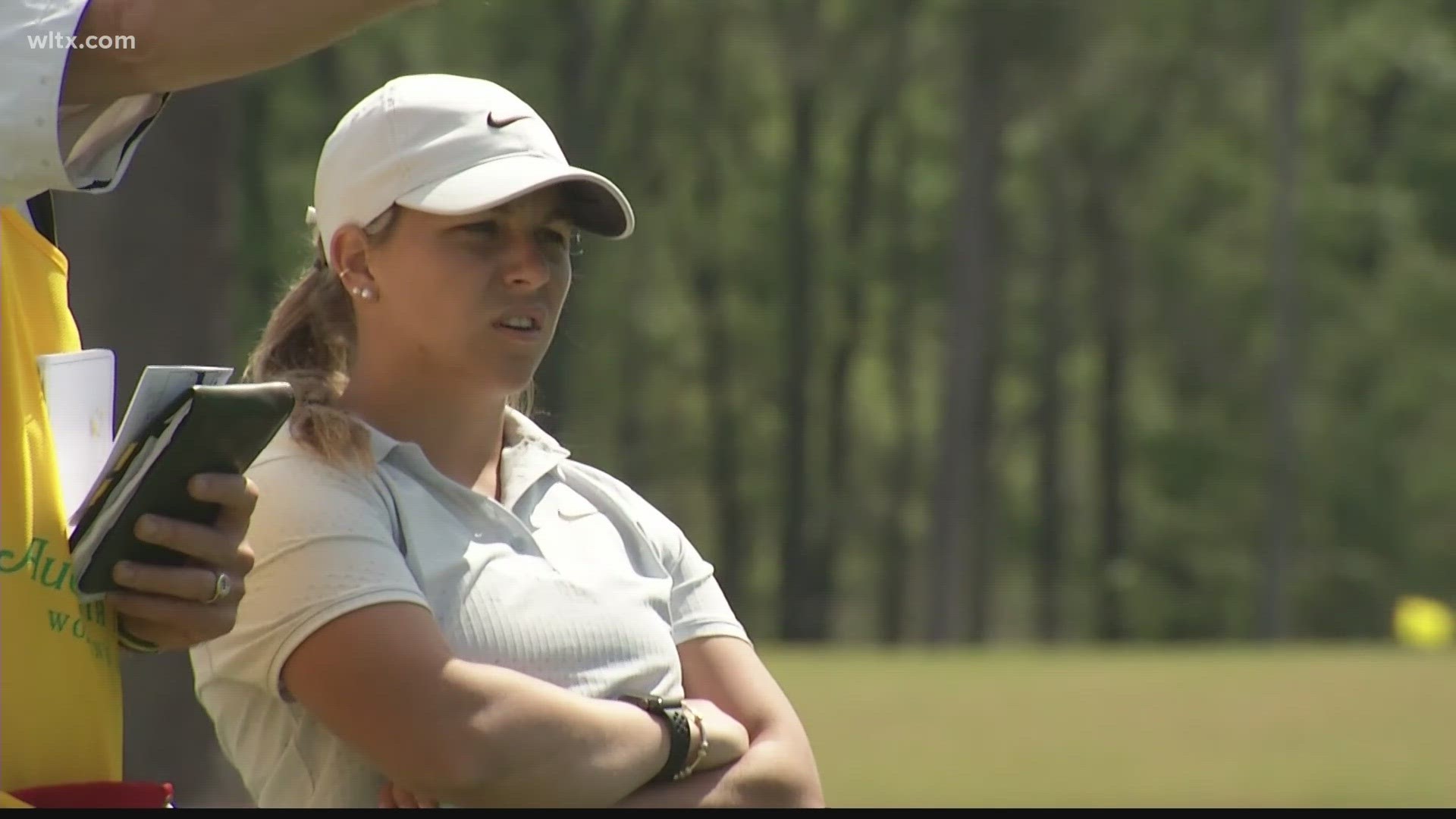 A look at round one of the Augusta National Women's Amateur and the local golfers who are navigating their way around the course at the Champions Retreat Golf Club.