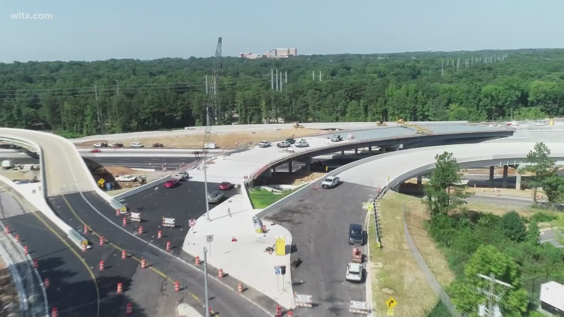 SCDOT says the final step in this phase of the project will take place next year when the off ramp from I-26 westbound to Bush River Road will be closed.