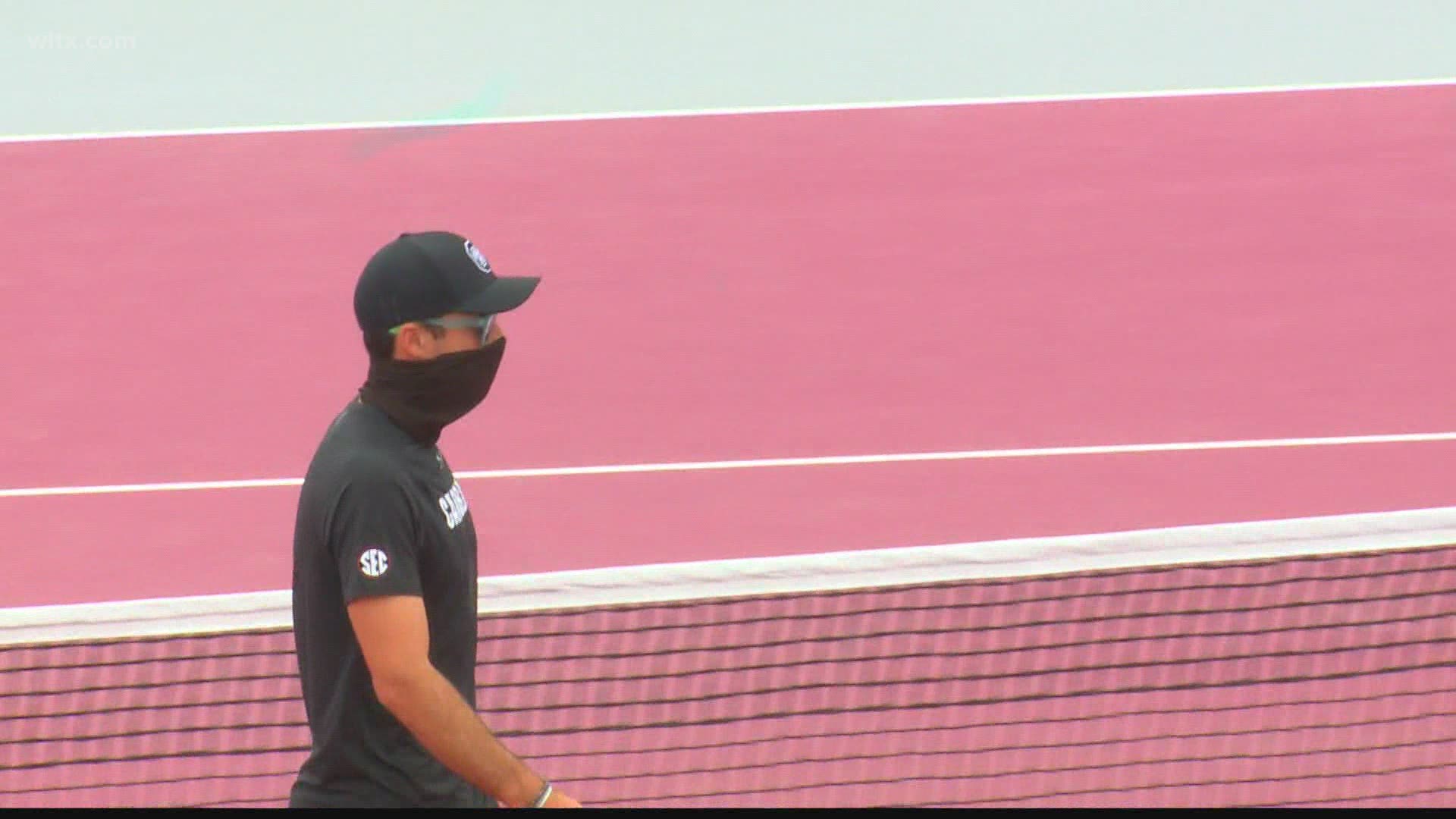 For the first time since 1994, the South Carolina men's tennis team is hosting early round matches in the NCAA Tournament.