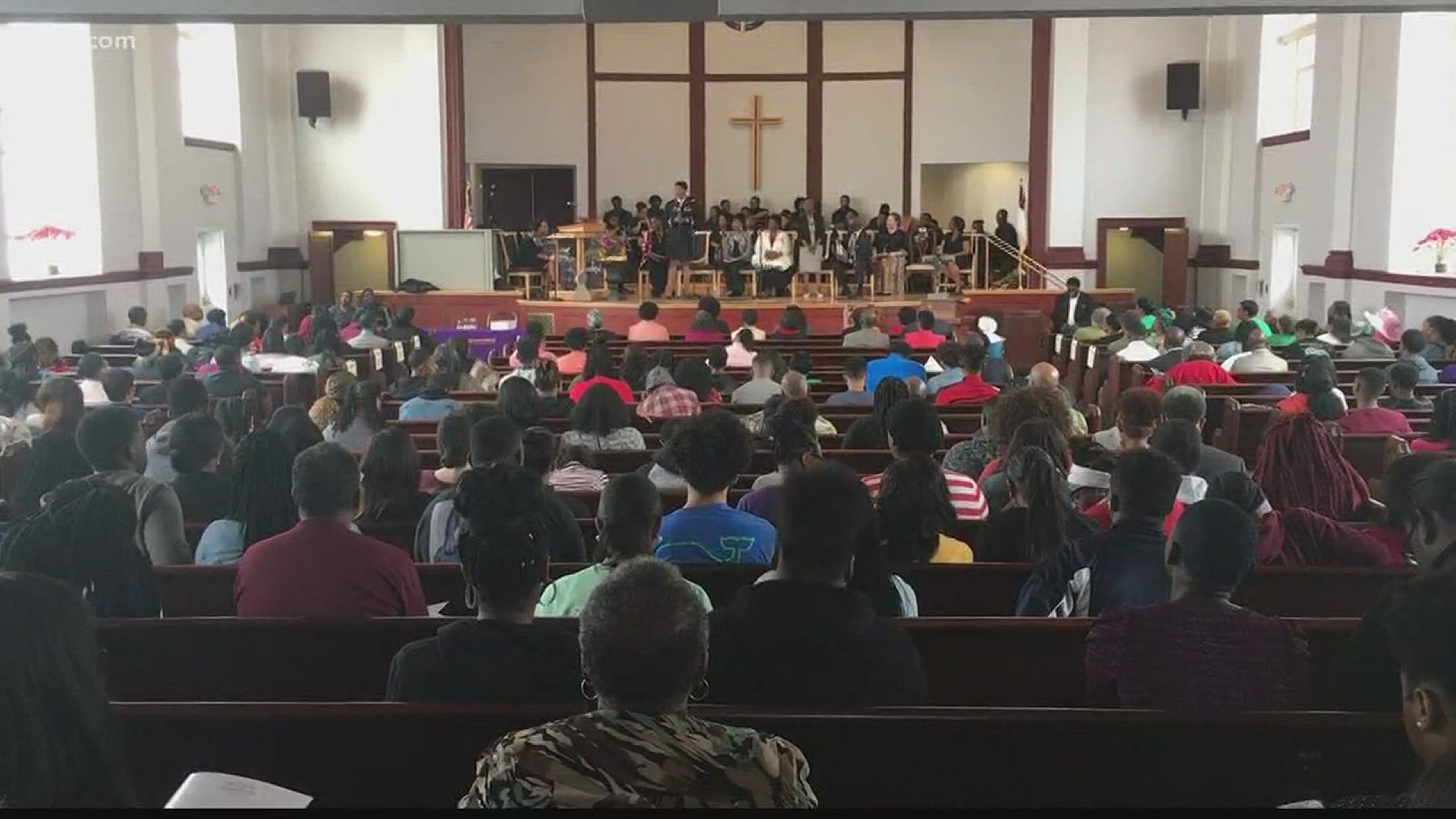 Benedict College held a service today honoring women who make a difference in the community.