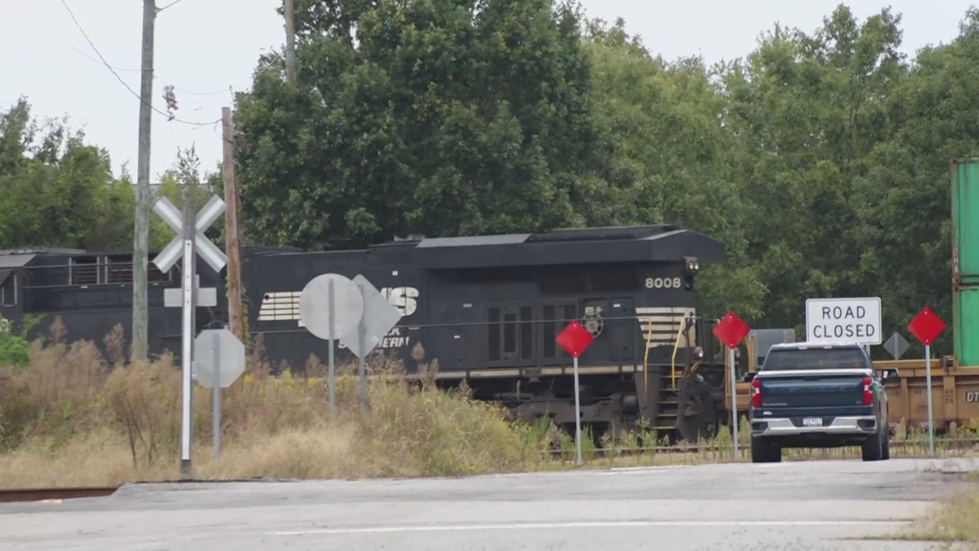 SCDOT says the project hopes to improve railroad operations and help with traffic congestion caused by the frequent trains in the area.