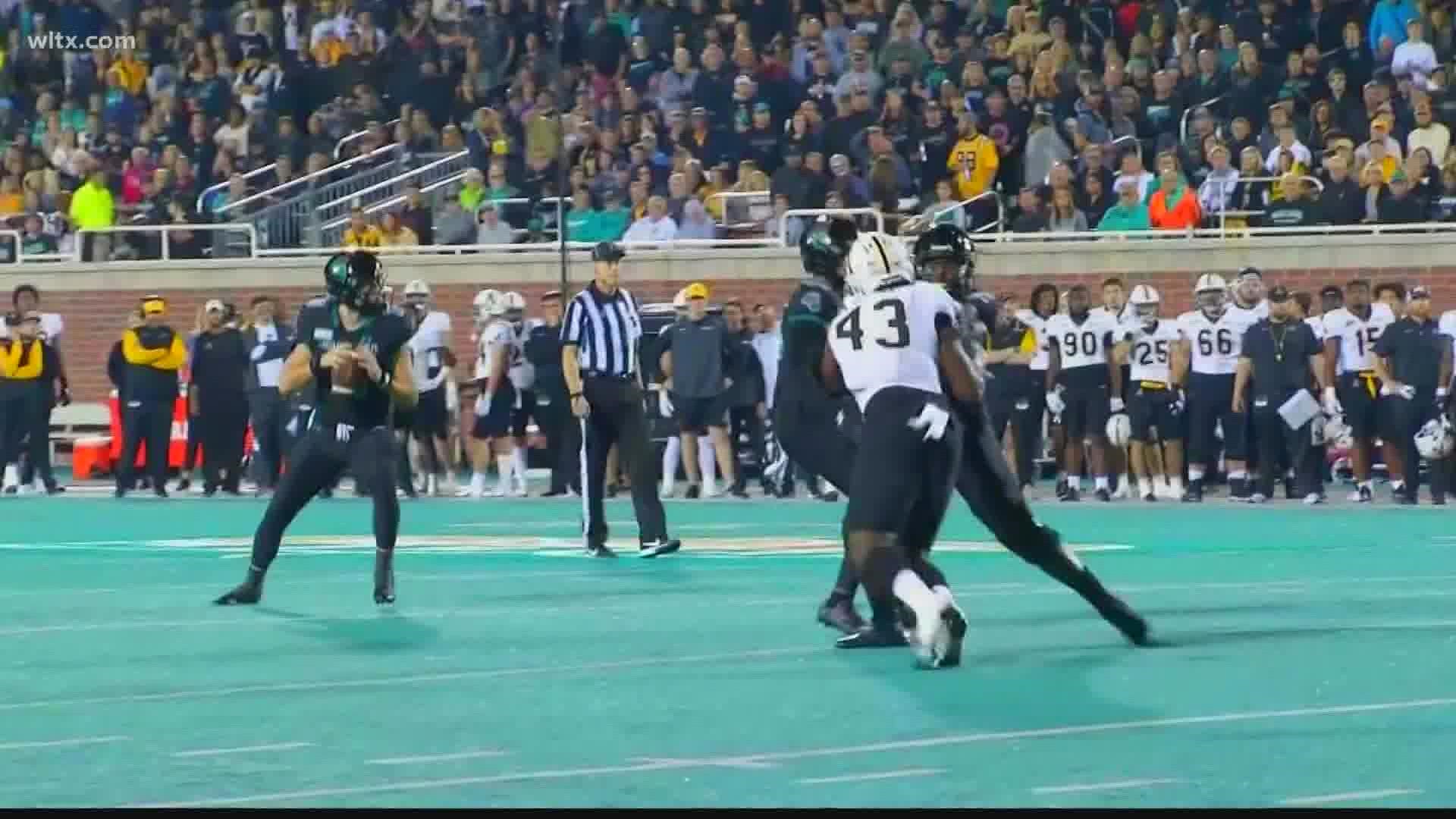 Why Grayson McCall is transferring from Coastal Carolina after playing in  Birmingham Bowl