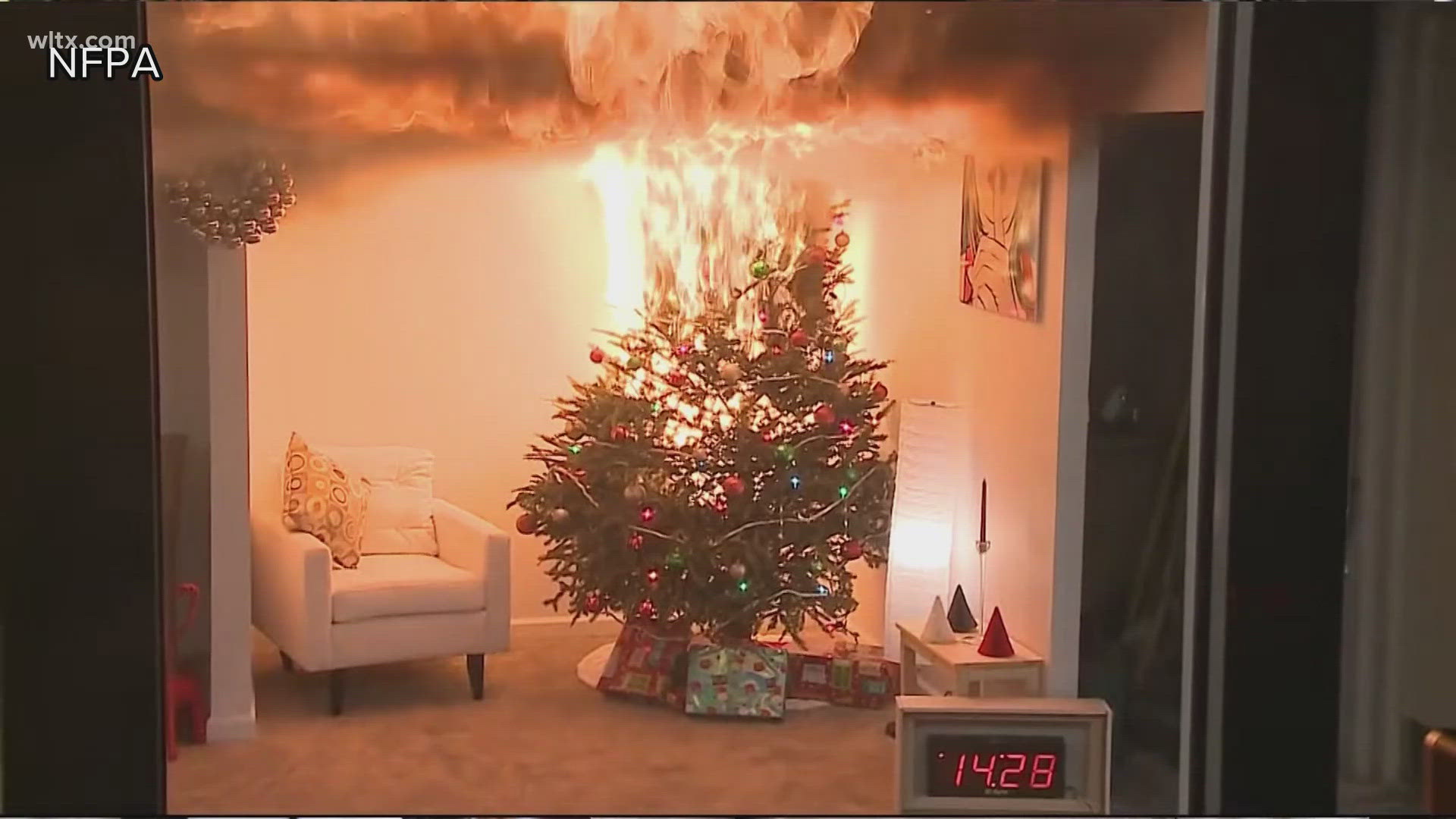 If you have a real tree, remember to water it.  Don't put flamable items near space heaters.