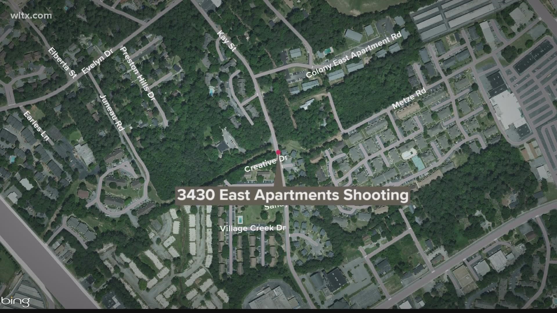 Deputies are investigating a Friday night shooting at a Columbia apartment complex that left one person dead.
