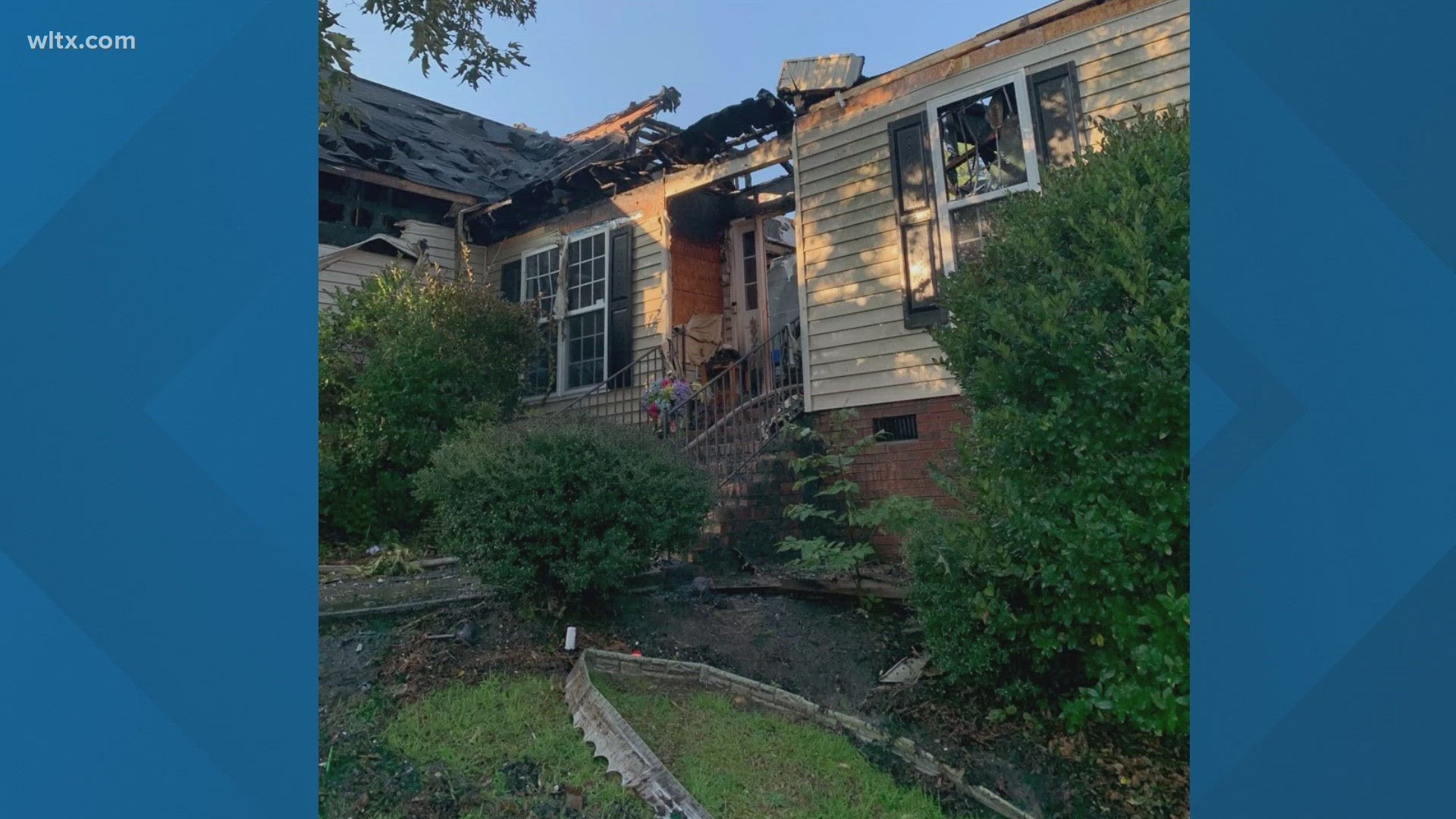 Fire officials said all occupants left both homes safely and uninjured.