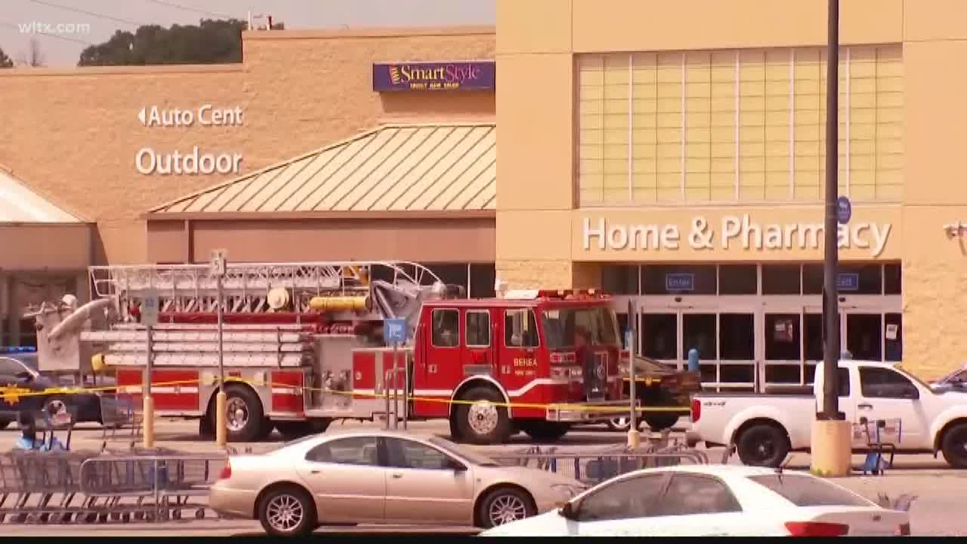 A man is dead following a shooting at a Walmart in Greenville County, officials confirm.