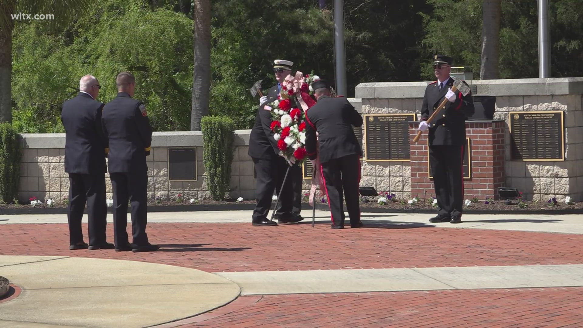 The South Carolina Association of Fire Chiefs gathered to honor fallen firefighters in South Carolina. 