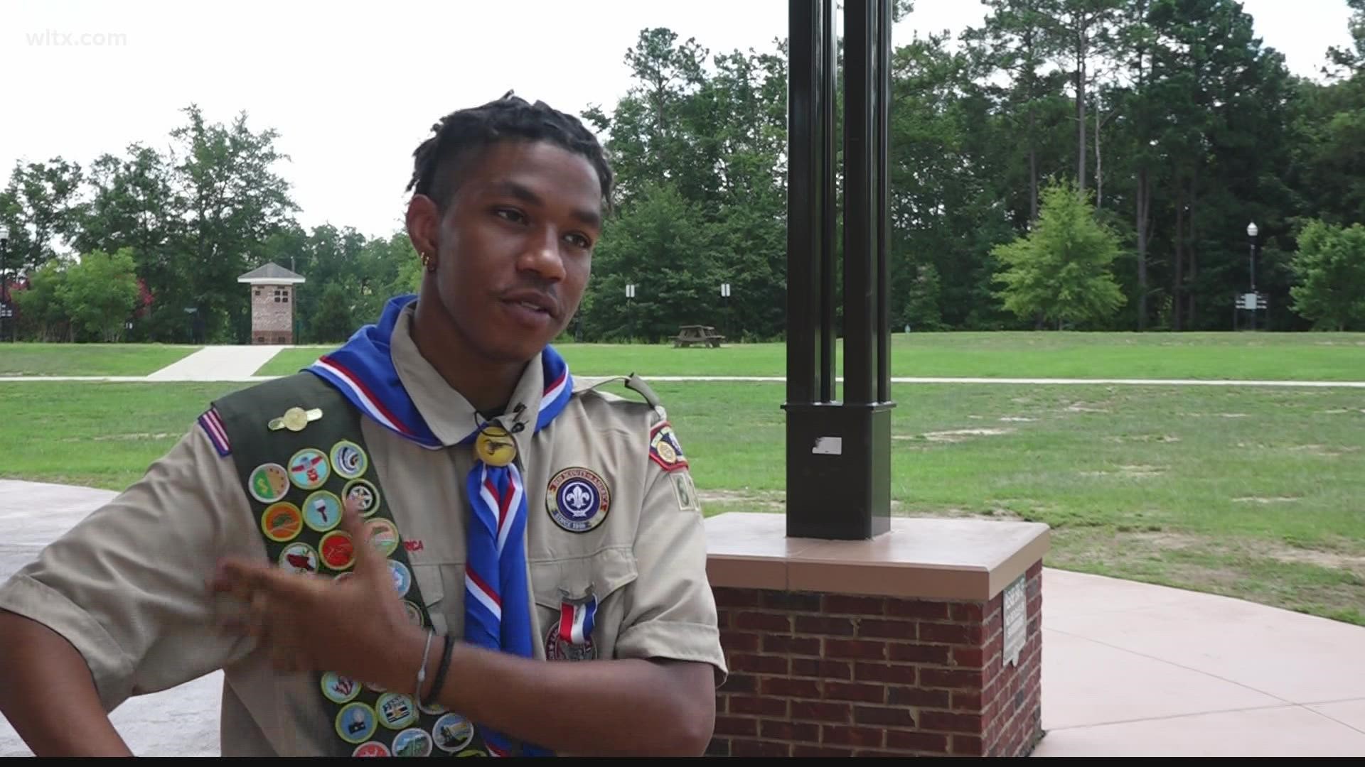 Eagle Scout is the highest rank for the Boy Scouts of America. Many leave the program before earning the title. But Anthony didn't.