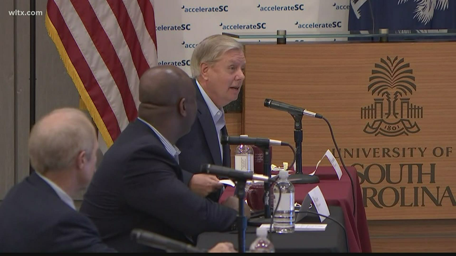 Sen. Graham, Sen. Scott talked about unemployment benefits