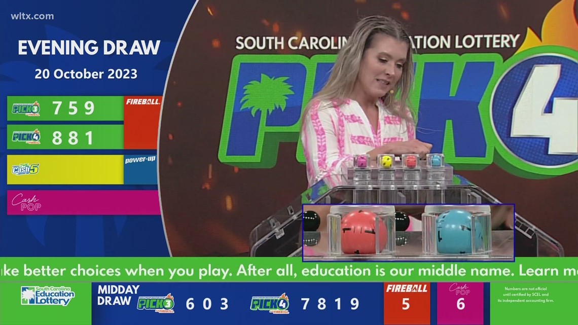 Evening SC Lottery Results: Oct. 20, 2023 | wltx.com
