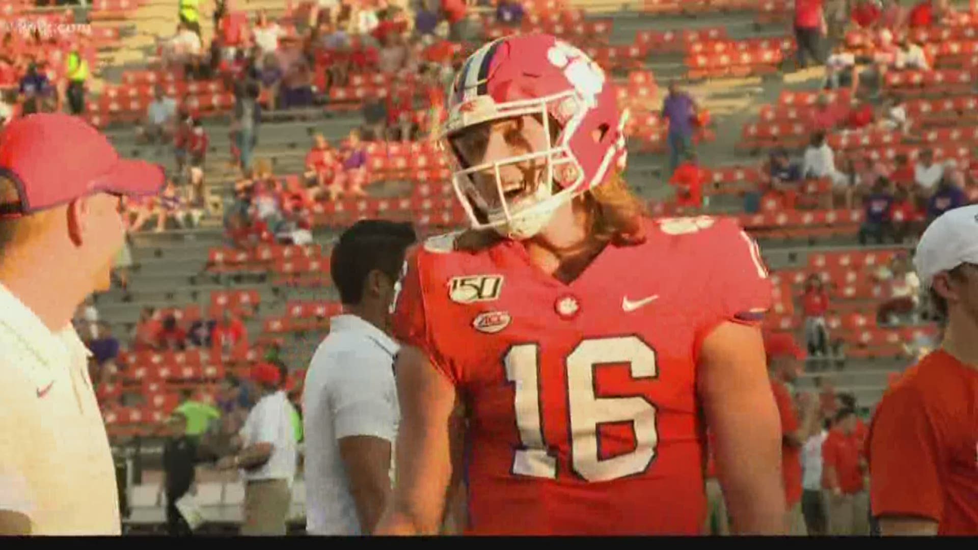 Clemson quarterback Trevor Lawrence will receive an award from the South Carolina Football Hall of Fame, an award with ties to the Heisman Trophy.