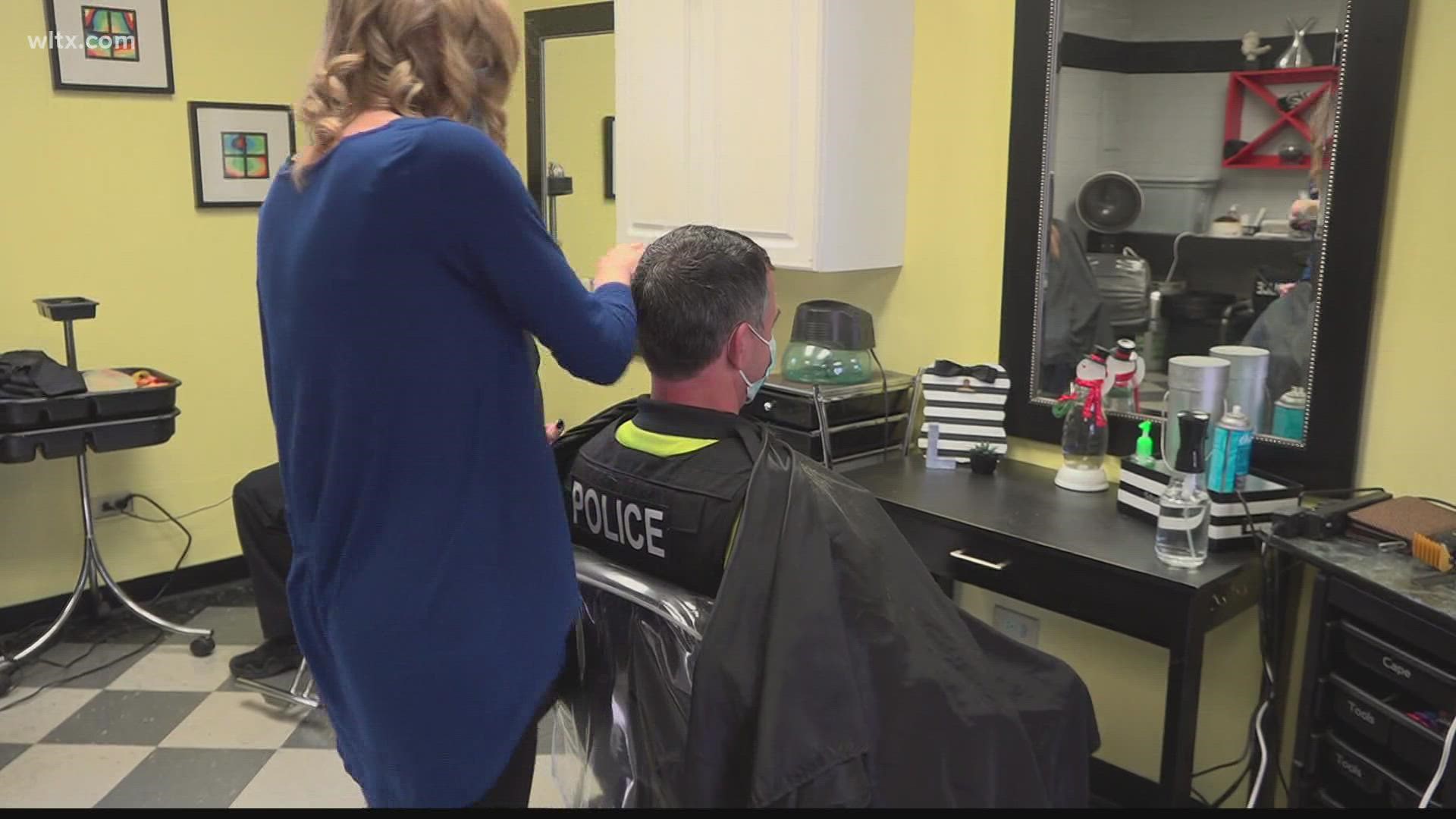 From February through April, members of the police department will visit barbershops and hair salons around town to get hair cuts and listen to community concerns.
