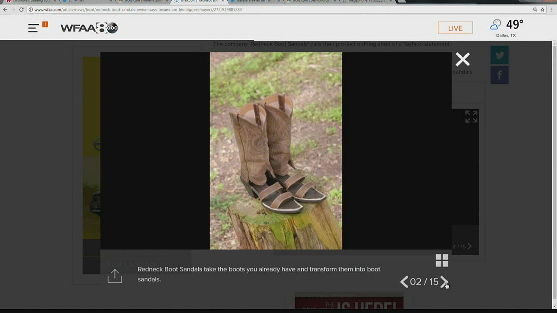 The Missouri-based company takes the boots you already have and transforms them into boot sandals.