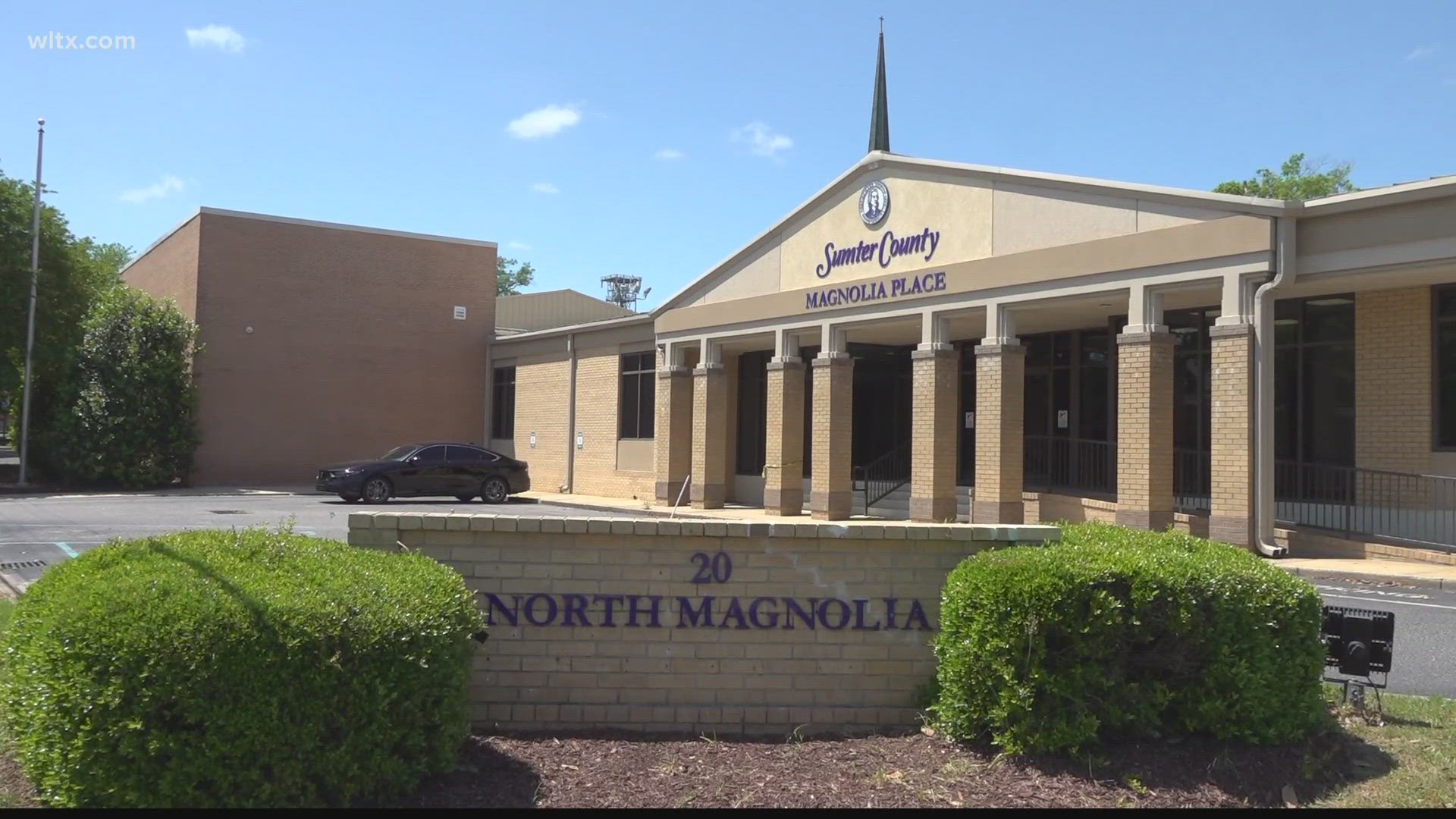 A few of the agencies were in a seven-story building next to the library which the county says have structural issues due to the age of the building.