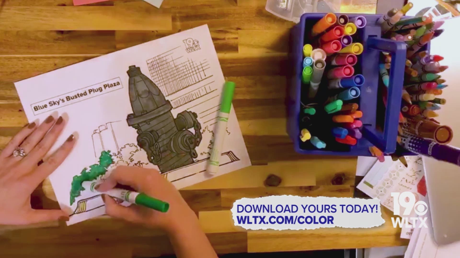 News19 has created a series of coloring sheets that have Columbia landmarks on them. They can be printed off and kids can then color them any way they want!