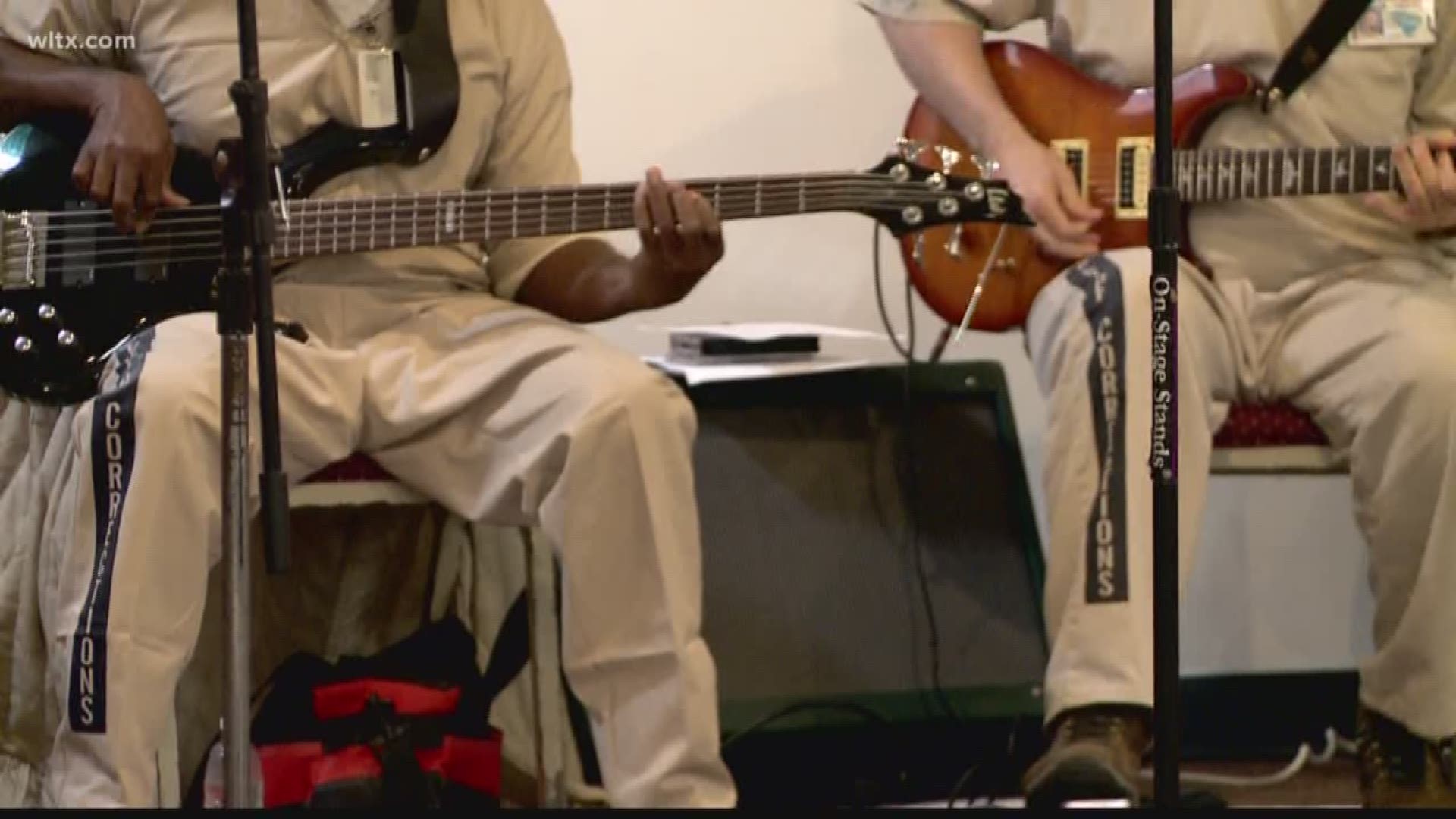 At Lee Correctional Institution, a maximum security prison, inmates got a chance to create music.