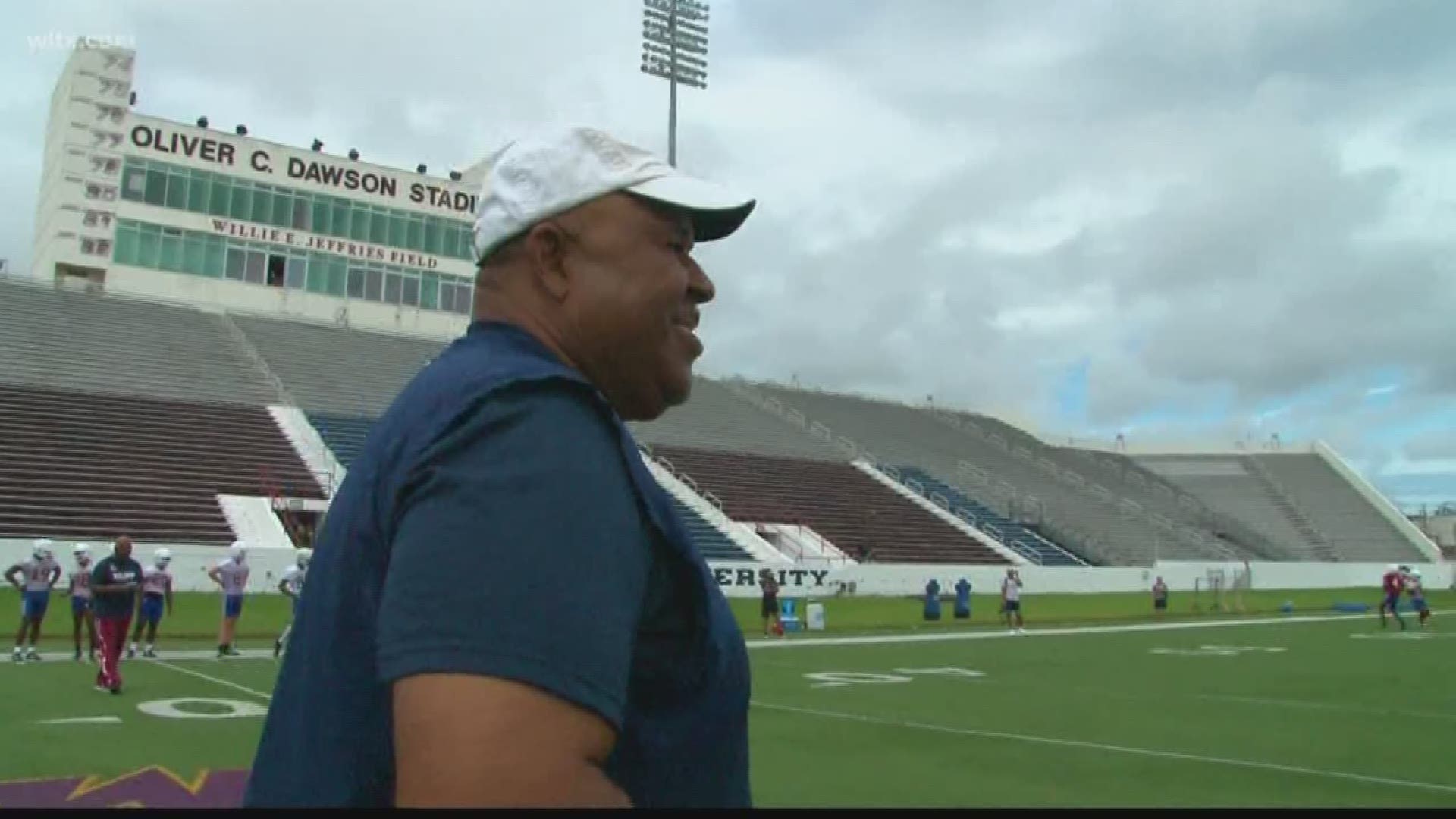 South Carolina State head coach Buddy Pough enters the final year of his contract but now that the preseason grind has begun, Pough can focus on what he loves to do.