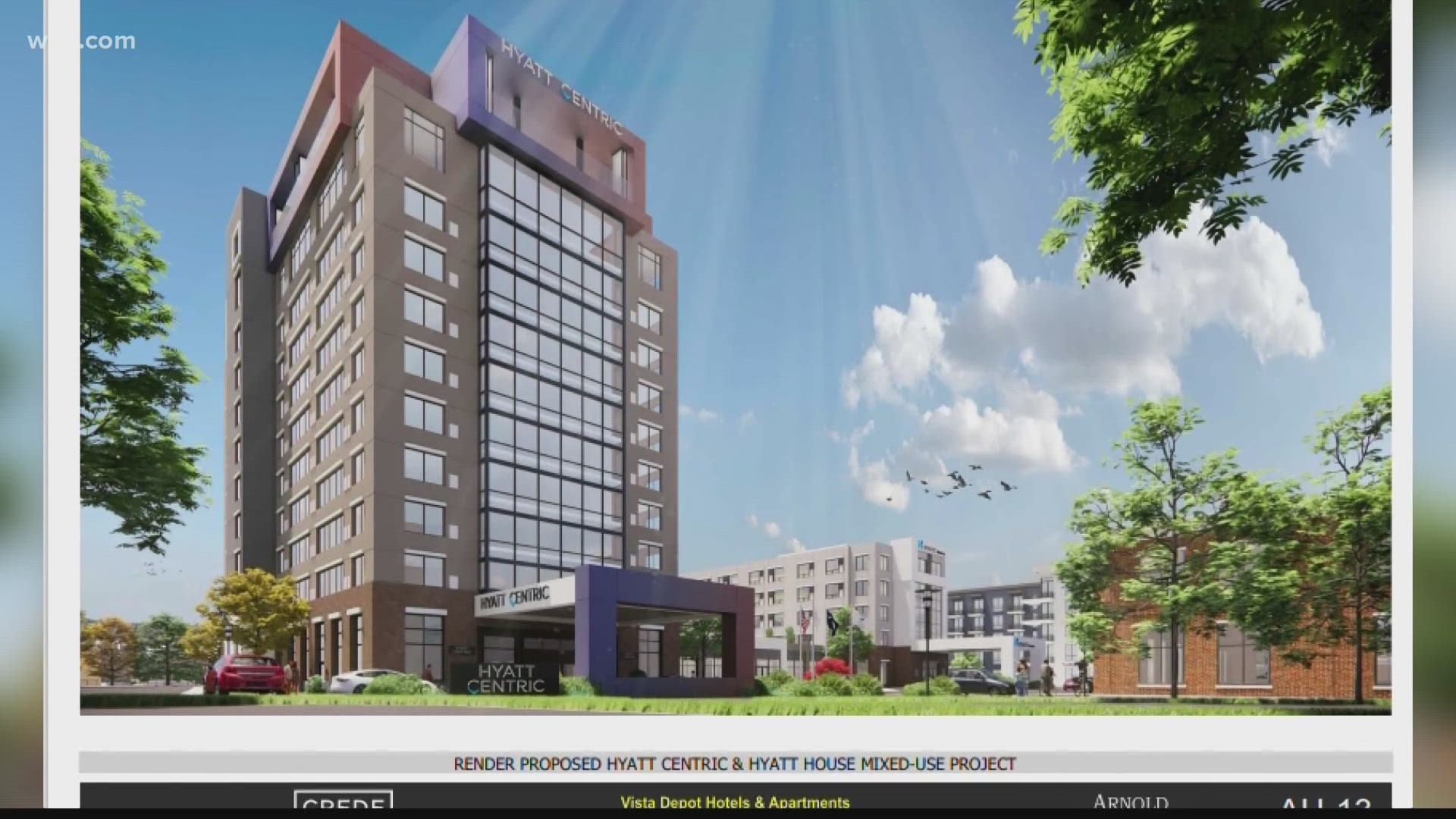 A developer now has approval to make the Vista Depot, a project consisting of adjoining hotels and a high-rise living complex in downtown Columbia.