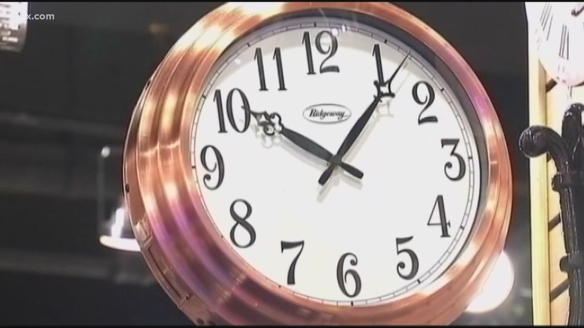 Saturday night it's time to turn your clock back one hour at 2AM marking the official end of daylight savings for the year. 