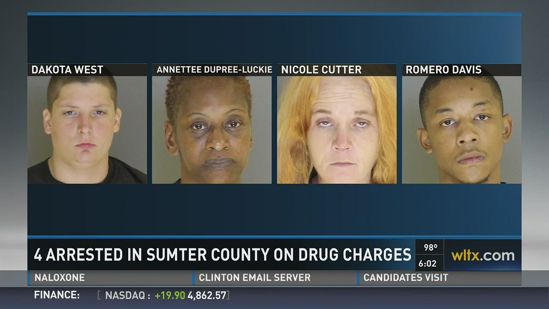 Four Arrested in Sumter County Drug Bust | wltx.com
