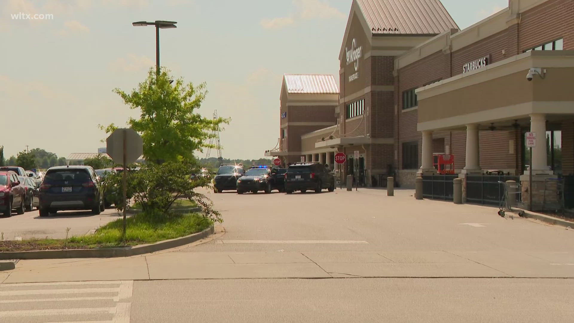 Authorities confirm a fight in a Richland County grocery store parking lot ended in gunfire on Sunday afternoon.