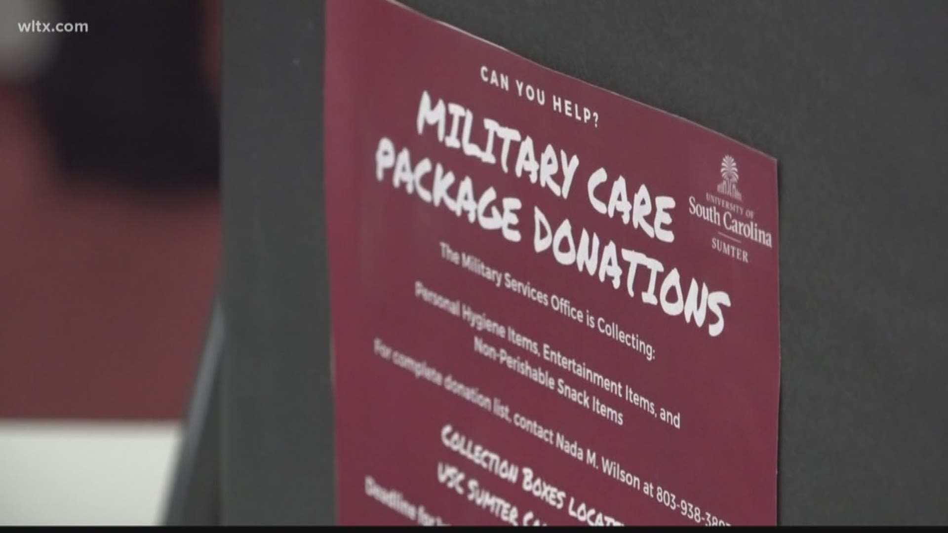 Students at USC Sumter are creating care packages and they need your help.