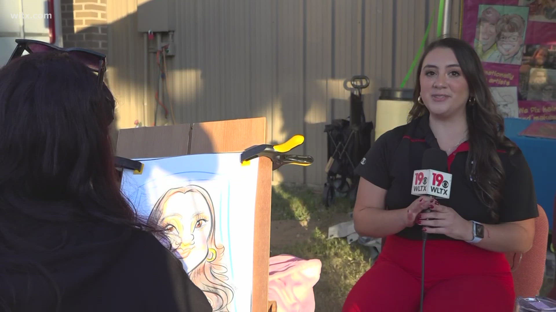 Check out the hand-drawn caricature sketches at the South Carolina State Fair