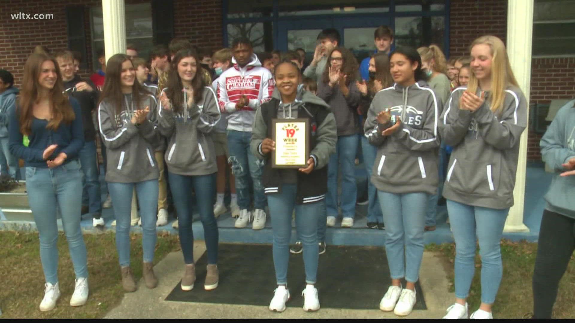 Daja Taylor from Newberry Academy is this week's News19 Player of the Week.