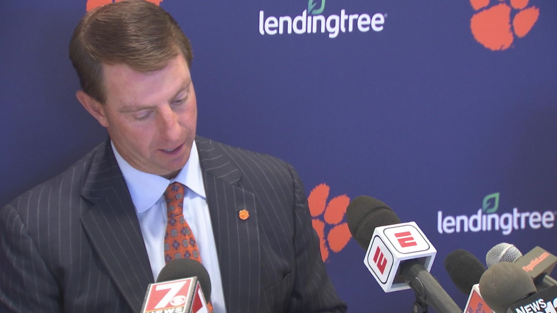 Clemson head football coach Dabo Swinney had a lot to talk about in his post-game news conference at Wake Forest.