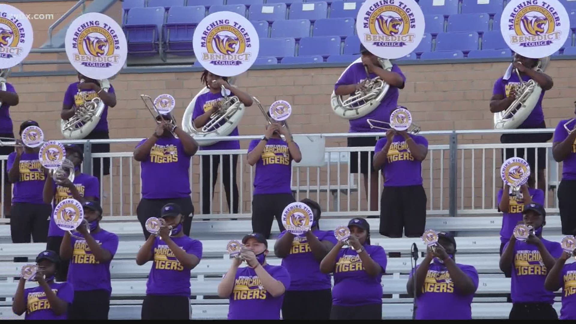 The Benedict College Marching Tiger Band will be one of nine marching performing in the 96th Macy’s Thanksgiving Day Parade.
