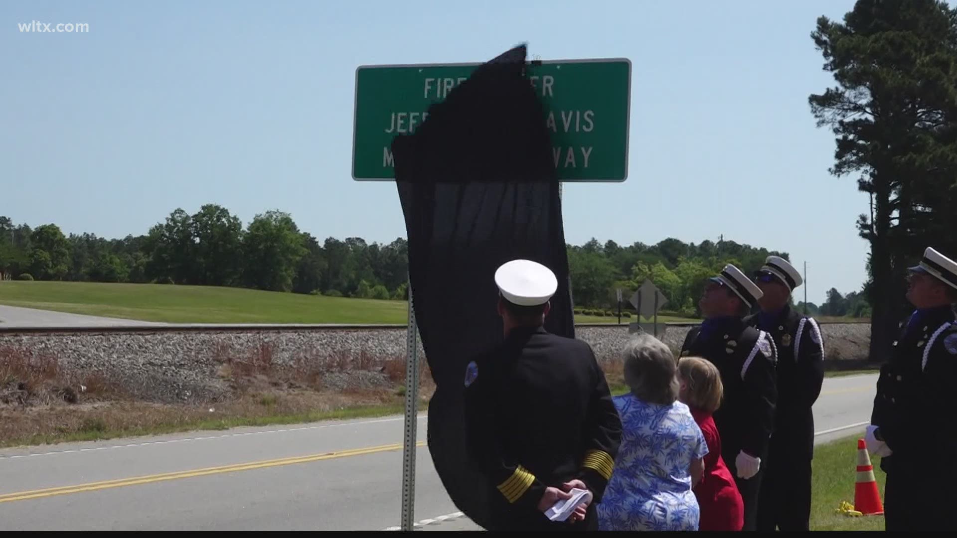 Two roads in Lexington County were named after firefighters who died while in the line of duty.