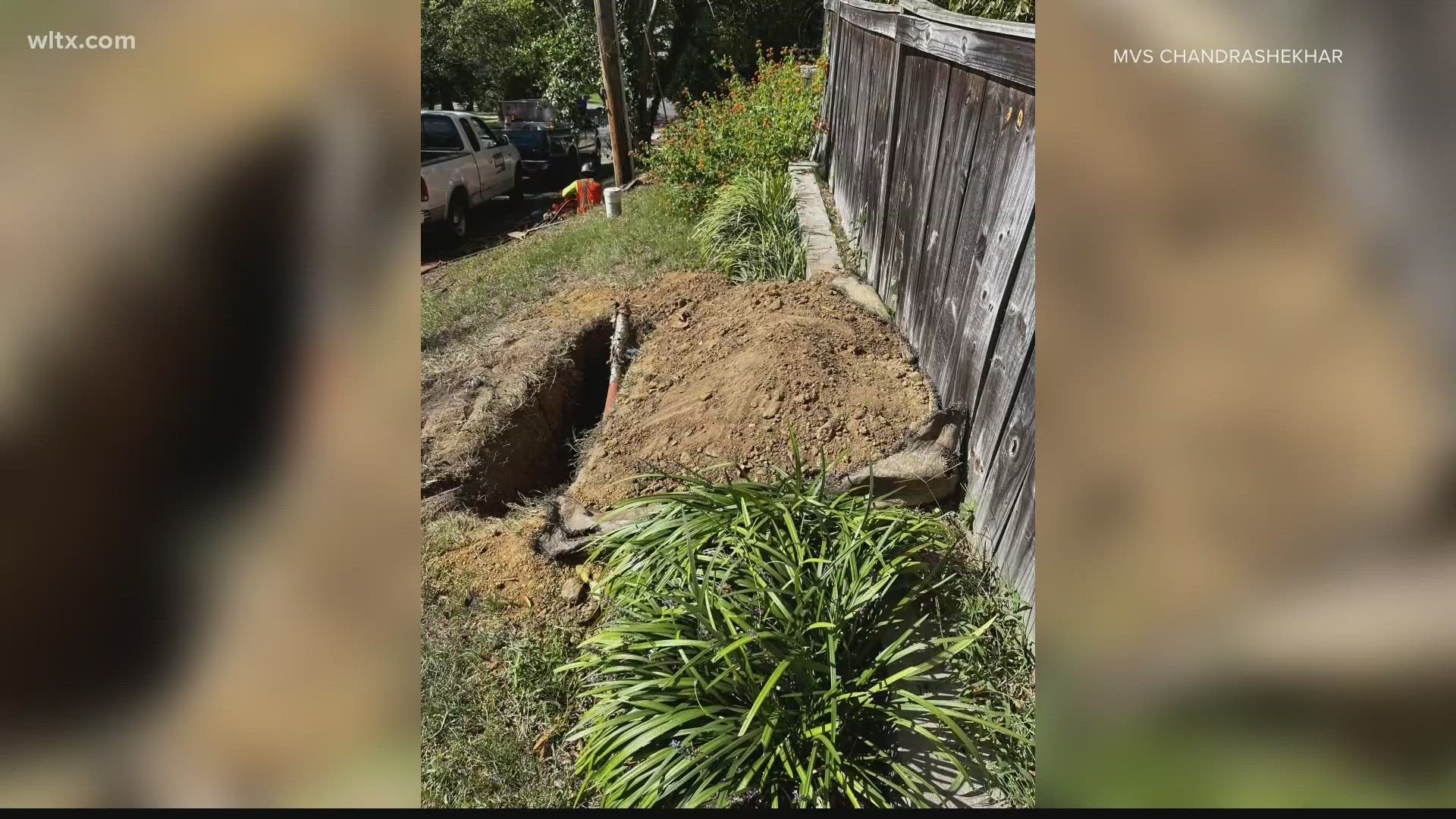 Earlewood resident MVS Chandrashekhar said he never got any notice in the mail or saw any signs on his street about the construction work.