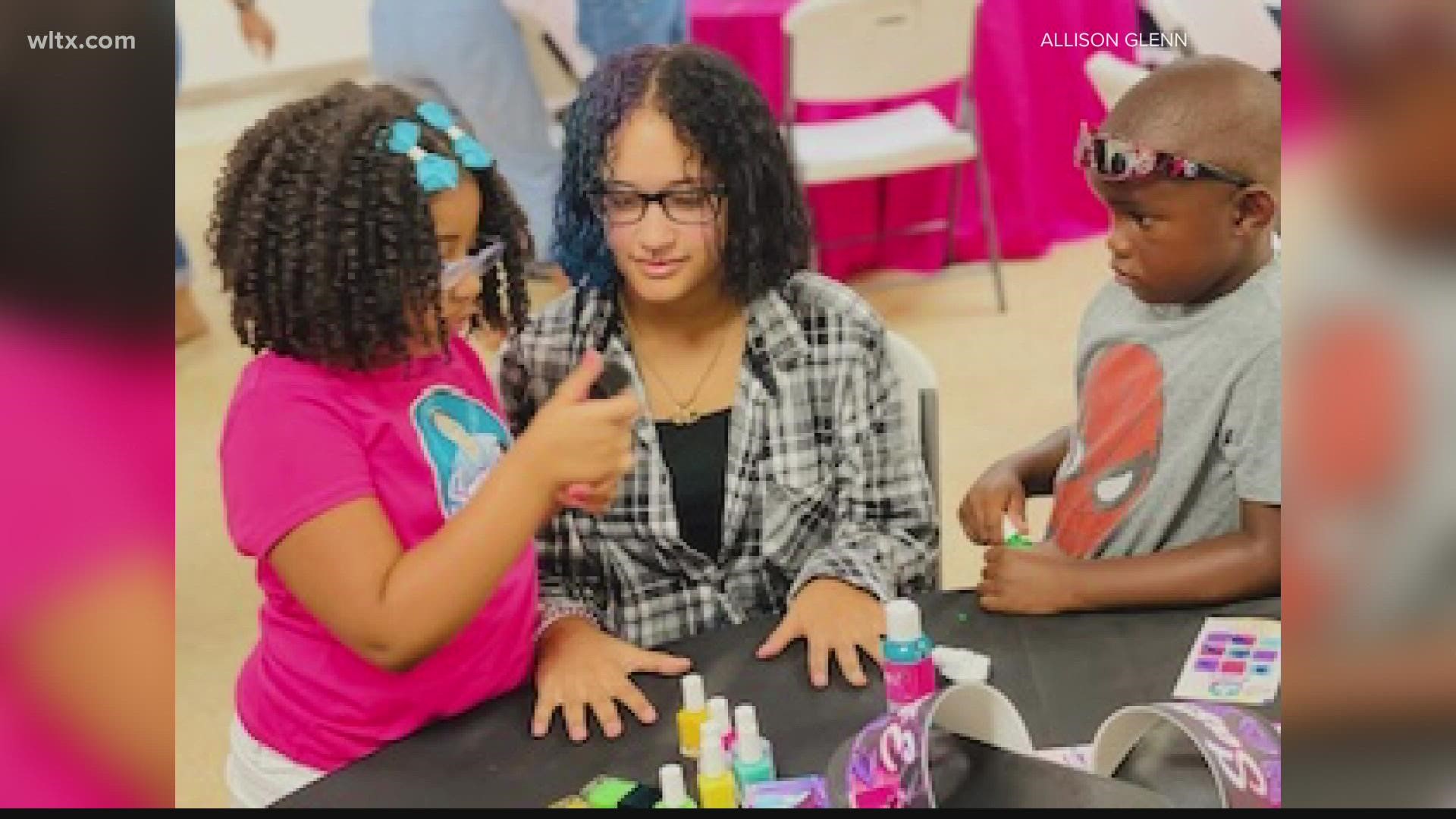 Elizabeth Glenn recently launched a nail polish line called SazzE Nailz in Orangeburg - and she's only six years old.