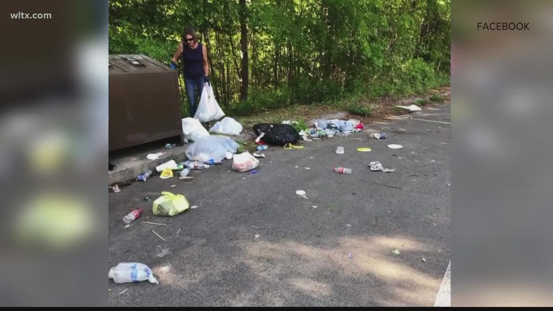 For the last six months a group of residents near Lake Wateree have been picking up trash.