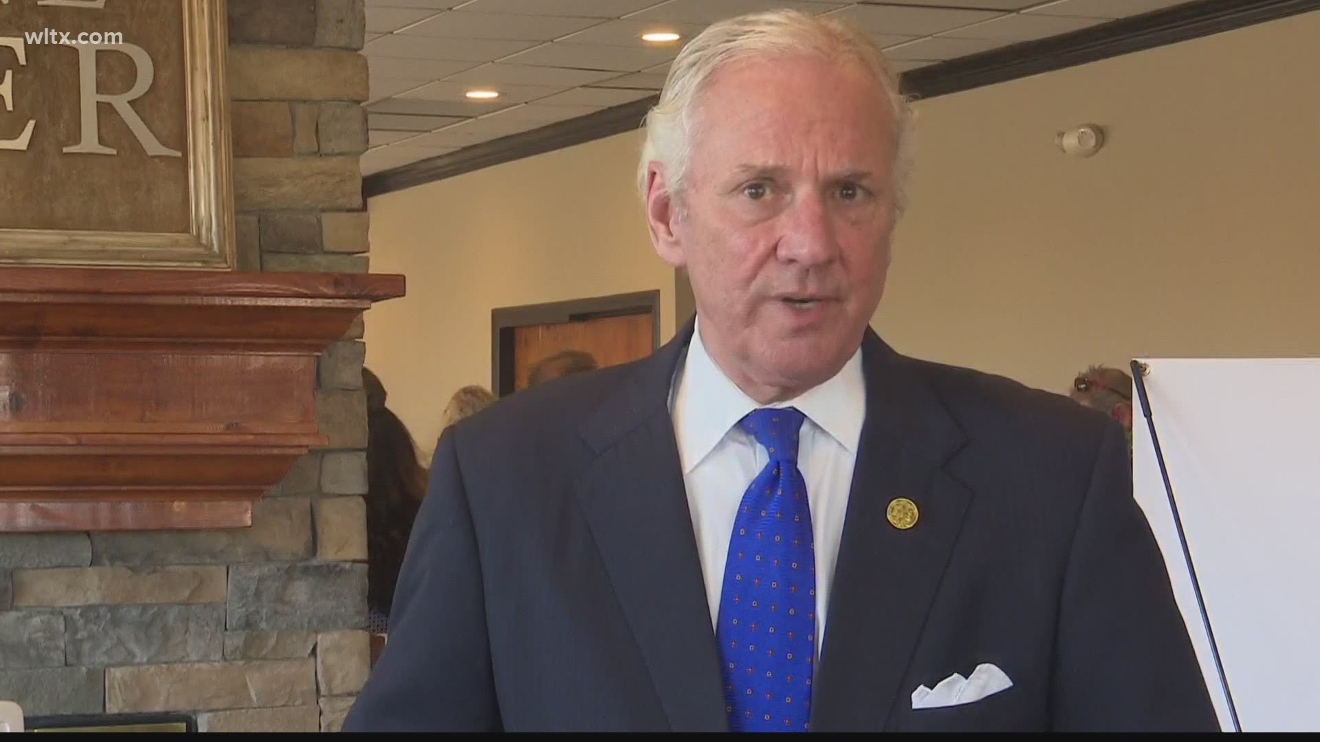 The governor says it wouldn't be right for a younger, healthier person to get the vaccine before someone older.