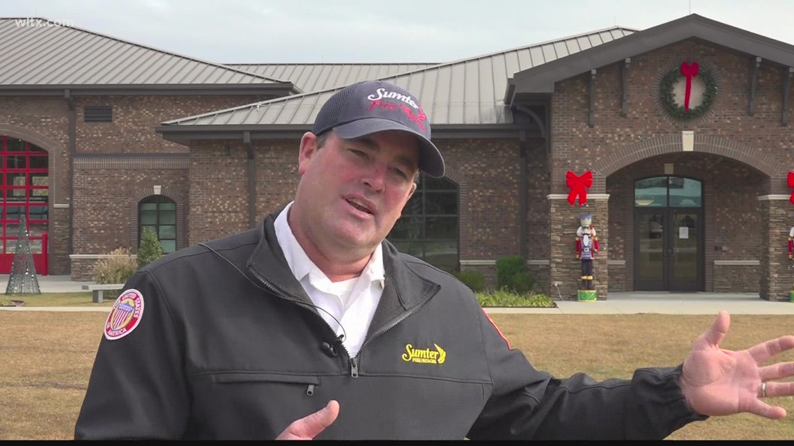 Christmas lights in Sumter