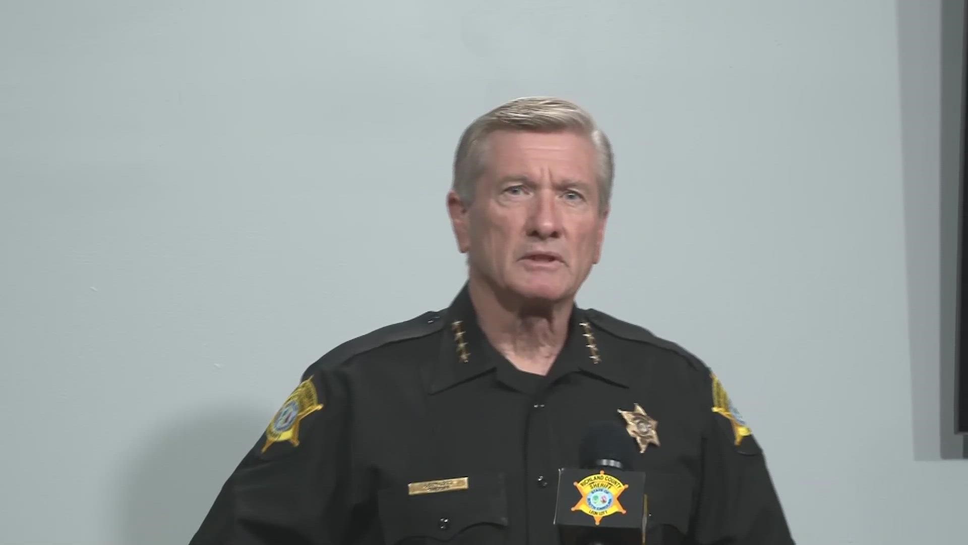 Sheriff Leon Lott says a man lured deputies to a northeast Columbia in what he called an 'ambush' to kill them.