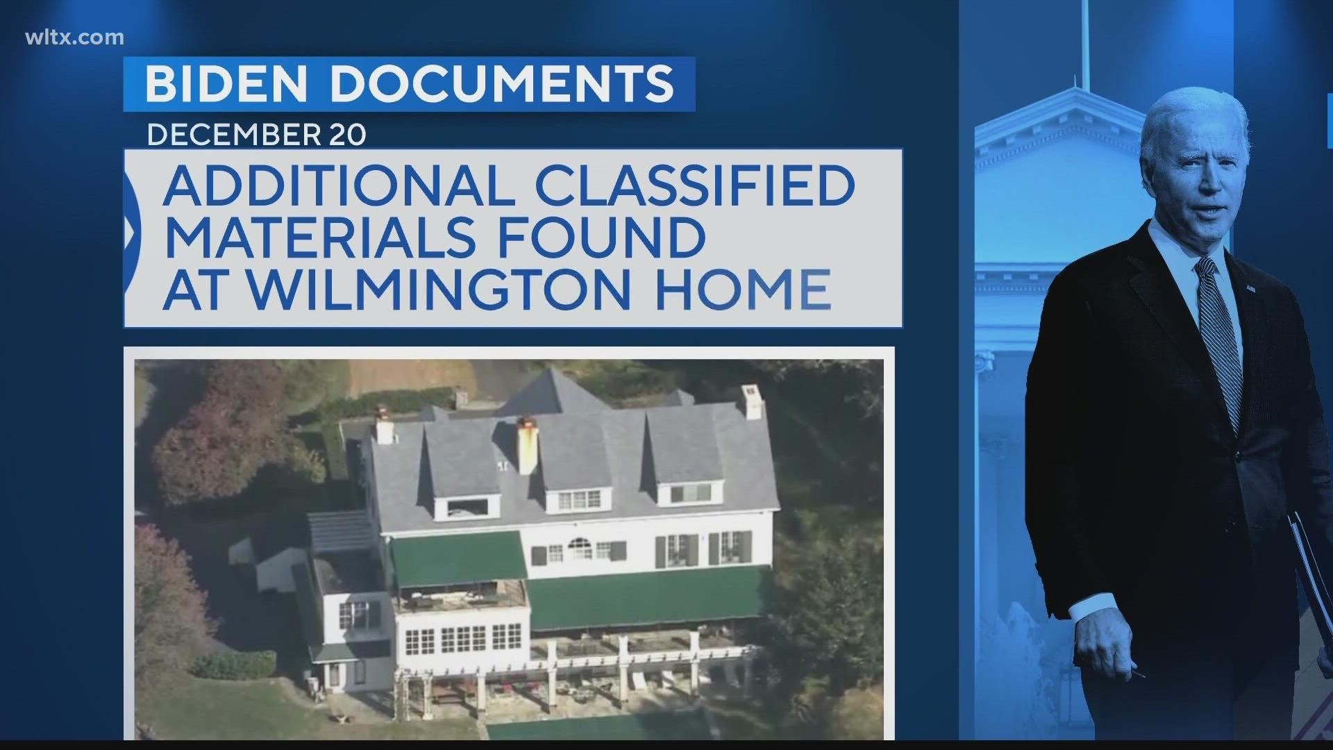 Biden told reporters at the White House that he was “cooperating fully and completely” with the Justice Department's investigation.