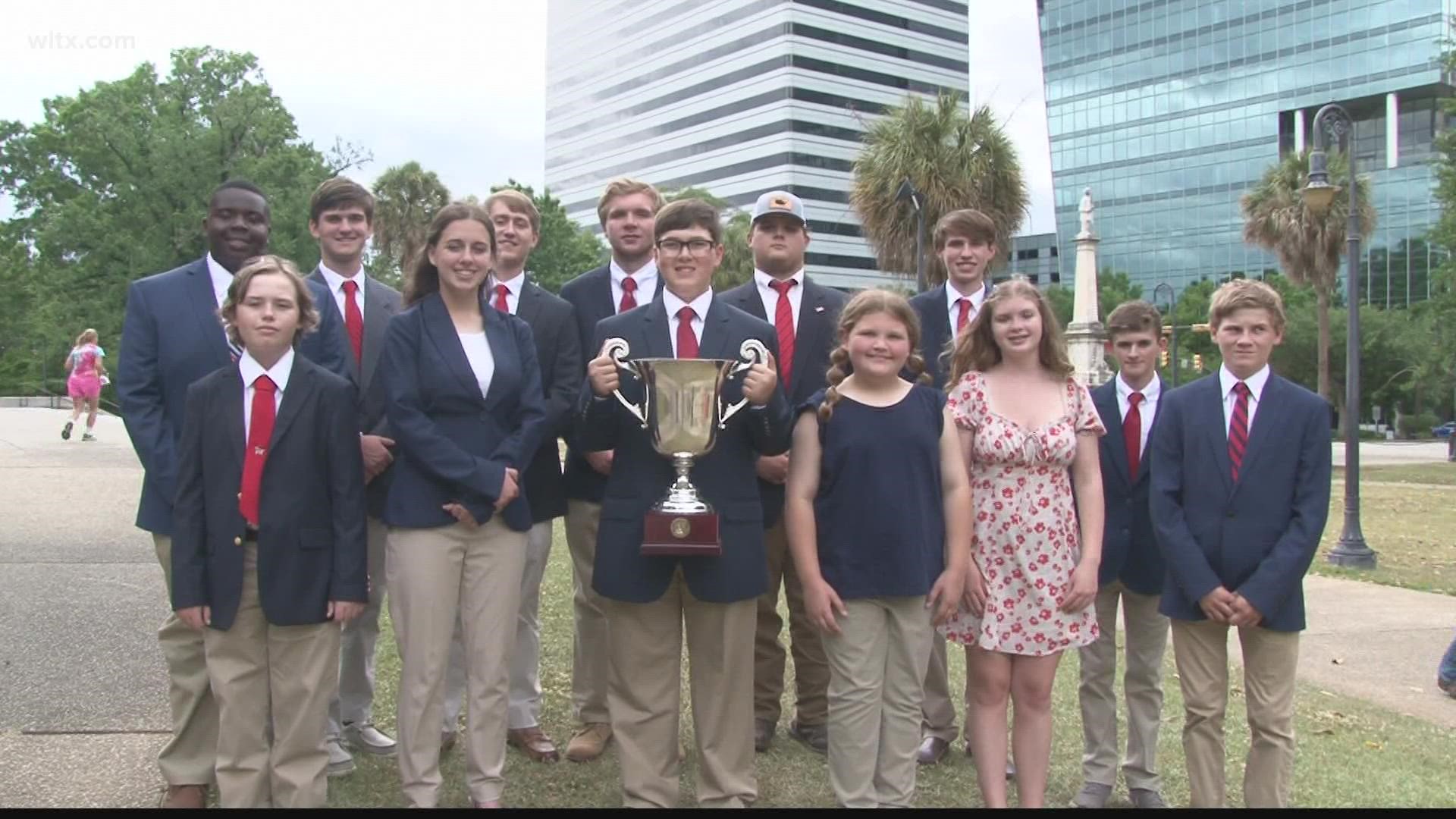 Lawmakers recognized the Mid-Carolina youth shotgun team today for winning the South Carolina DNR Governor's Cup Youth Shotgun Championship.